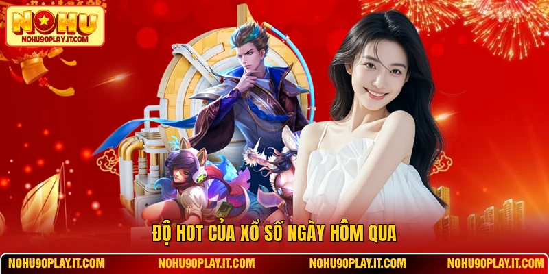 Độ hot của xổ số ngày hôm qua